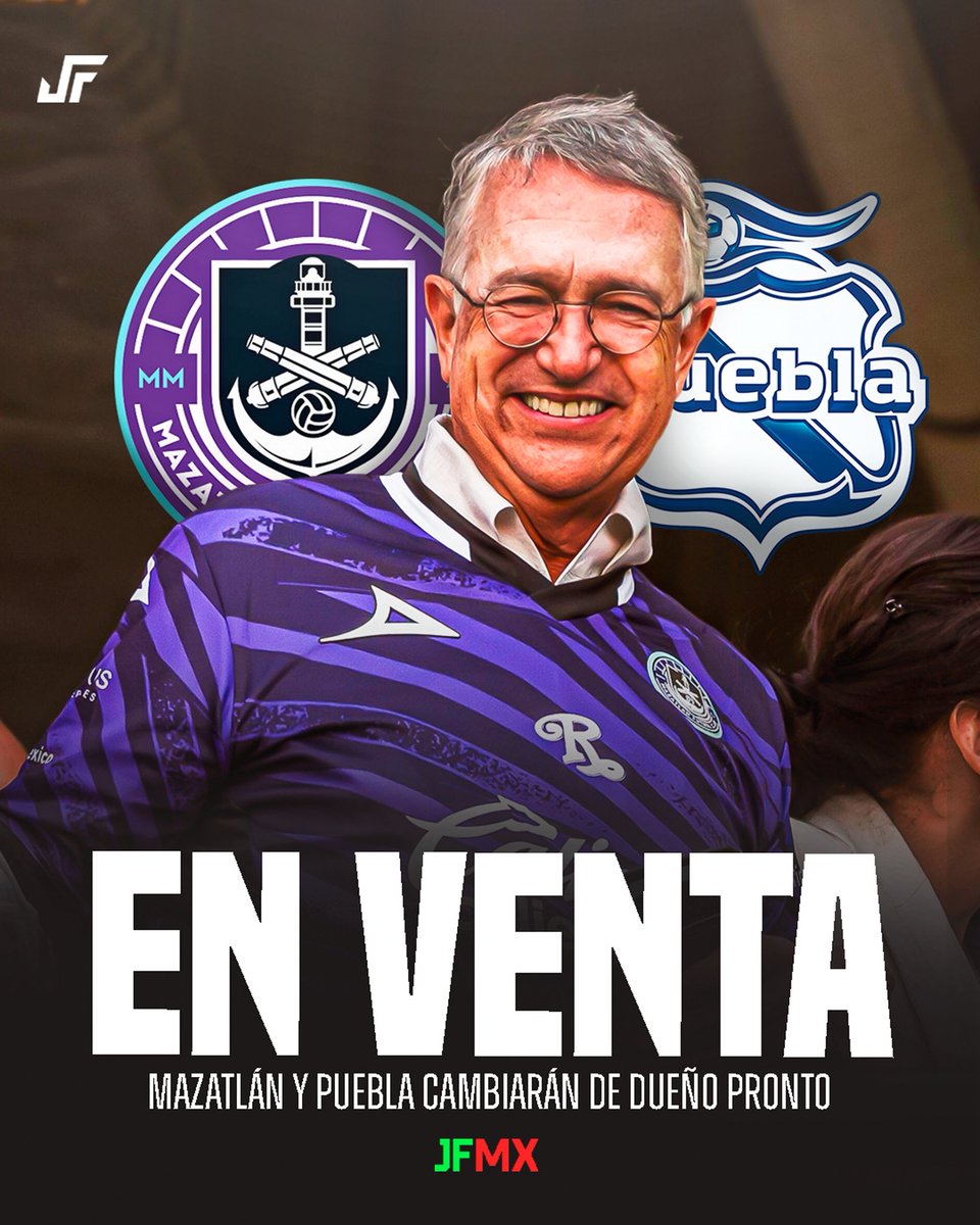 🇲🇽✅ ¡SE ACABÓ LA MULTIPROPIEDAD!

Según David Faitelson, Ricardo Salinas dejará de formar parte del fútbol mexicano.

El empresario venderá sus dos franquicias: Mazatlán FC y Club Puebla.

✍️Se va uno de los dueños con más influencia y poder en el fútbol mexicano.