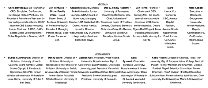 ImmaculateView's tweet image. You forgot one of his titles.

Ambassador (paid spokesperson) for the CSFL (Private Equity Super League)