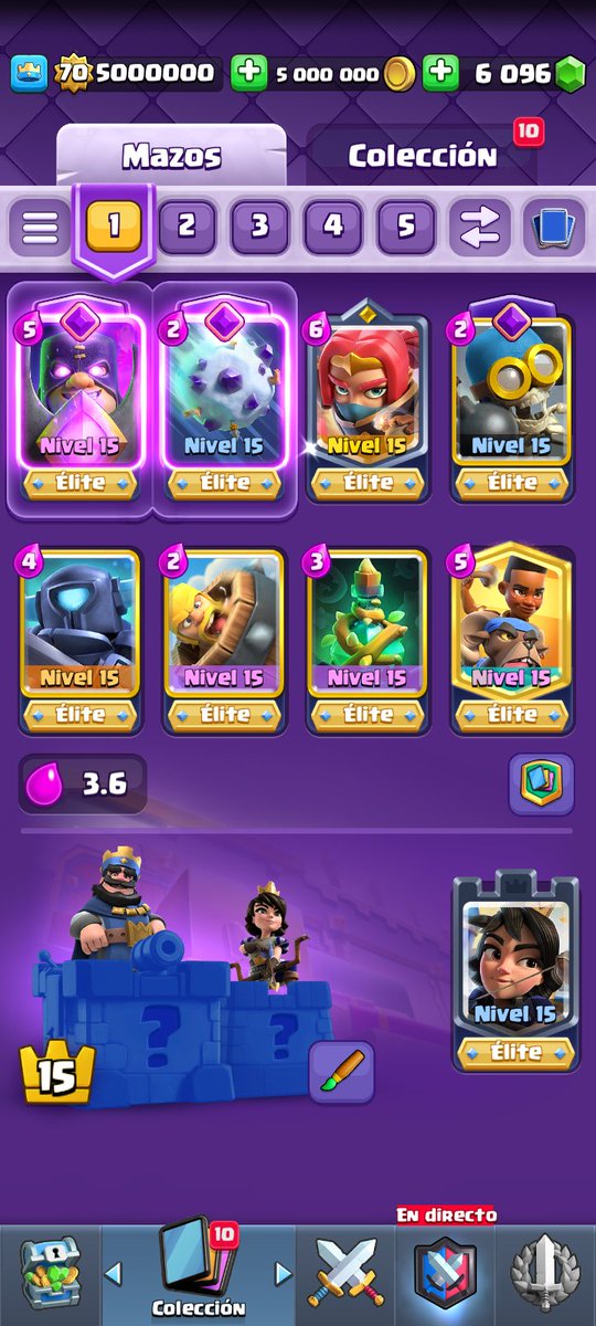 Joseantoni36367's tweet image. Por fin se logró la meta logré llegar a campeones definitivos con nuestra waifu la bandida líder la más hermosa y radiante de todo Clash Royale usando su mazo más meta y ganado la última insignia de temporada al nivel 3 
#BossBandit
#ClashRoyale 
#royaleapi 
@adrianpiedracr