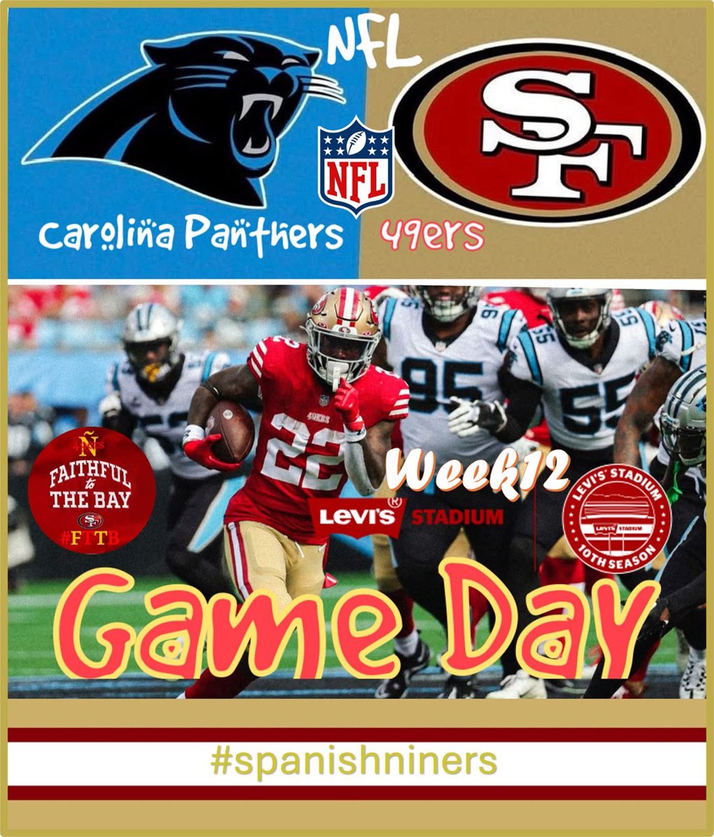 SpanishninersF's tweet photo. Lunes de madrigada a las 2:15 minutos cerramos la jornada el Levi's Stadium jugando en casa por la 8ª victoria. 
 #GoNiners #BangBangNinersGang #DubCity #spanishniners https://t.co/TBnrMdwk7x