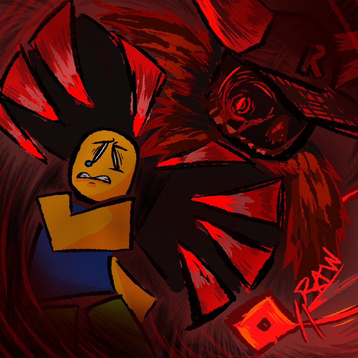 Chesnok_Roi's tweet image. Un conjunto de dibujos acá bien chidos de los amigos que están abandonados.
Here&apos;s a really cool drawing of the two friends who are in Forsaken.
#guest666 #noob #roblox
#Forsaken