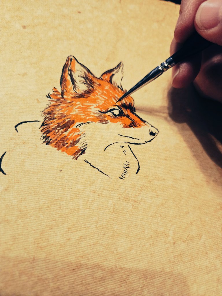 Ang_USL's tweet image. Another Vale dweller coming to life. 🦊 ✍️ 🎨 #art #inprogress