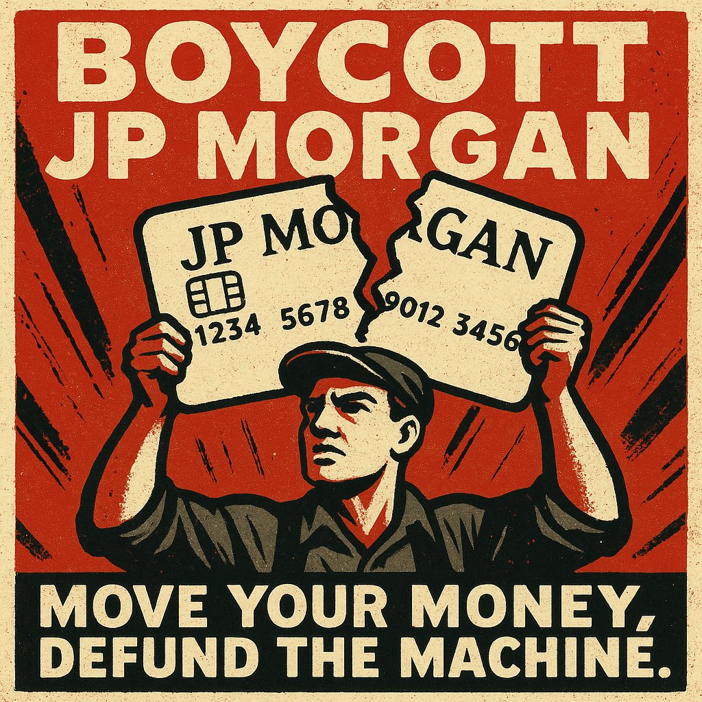 AdamBLiv's tweet image. 🚨CALL TO ACTION: BOYCOTT JP MORGAN CHASE - JEFFREY EPSTEIN’S BANKER🚨

A new U.S. Senate Finance Committee memo reveals JPMorgan massively under-reported Jeffrey Epstein’s suspicious transactions for nearly TWO DECADES.

From 2002 to 2016, JPMorgan filed SARs on only $4.3…
