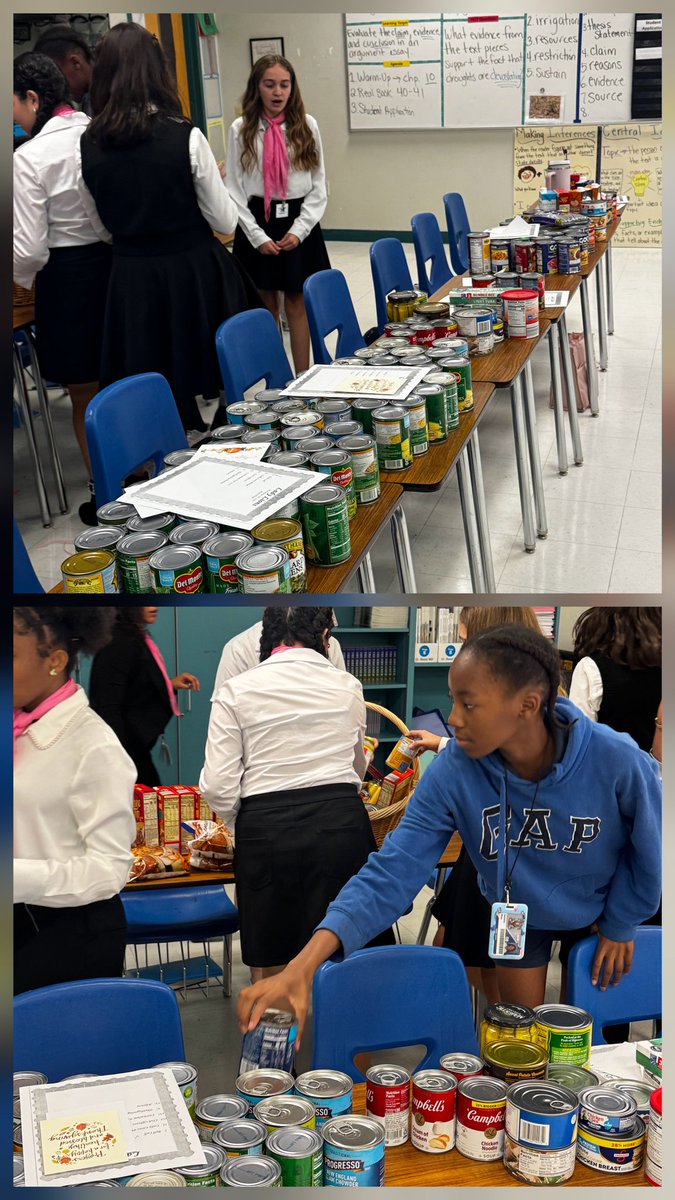 LCMS_MS's tweet image. 🎀Lady Lions in Action! 🐾 Our girls&apos; mentoring group is off to a fabulous start! They showed HEART, TEAMWORK &amp;amp; COMMUNITY LOVE by collecting donations and creating the sweetest baskets for Women in Distress of Broward. #LadyLions #PBIS #GirlPower #CommunityLove #lcmspride