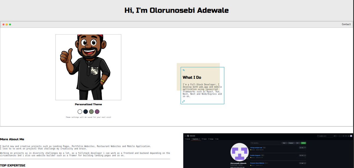 Kratoshashfi's tweet image. Been deep in the frontend trenches lately.

Built my portfolio and a React job site. The bugs stressed me, but the progress motivated me. Leveling up one project at a time 🔥💻

#frontendwebdeveloper #FrontendDev #Frontend
