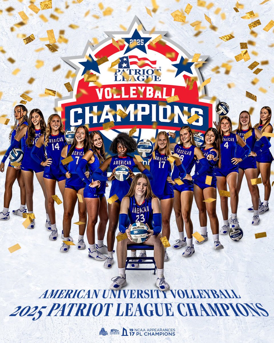 YOUR 2025 PATRIOT LEAGUE CHAMPIONS!!!