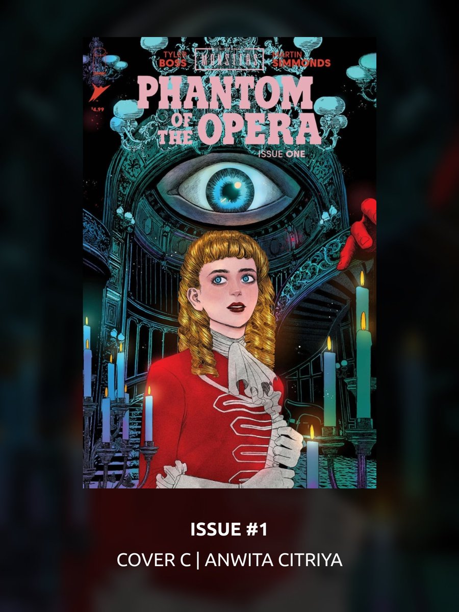 comics_district's tweet photo. Universal Monsters: The Phantom Of The Opera | ISSUE #1 COVERS

Every covers for the 1st issue of "Universal Monsters: The Phantom Of The Opera", the upcoming comics written by Tyler Boss, art by Martin Simmonds.

📅 February 18, 2026 

#Comics #ImageComics #Covers #TylerBoss https://t.co/XlkITQFYNK