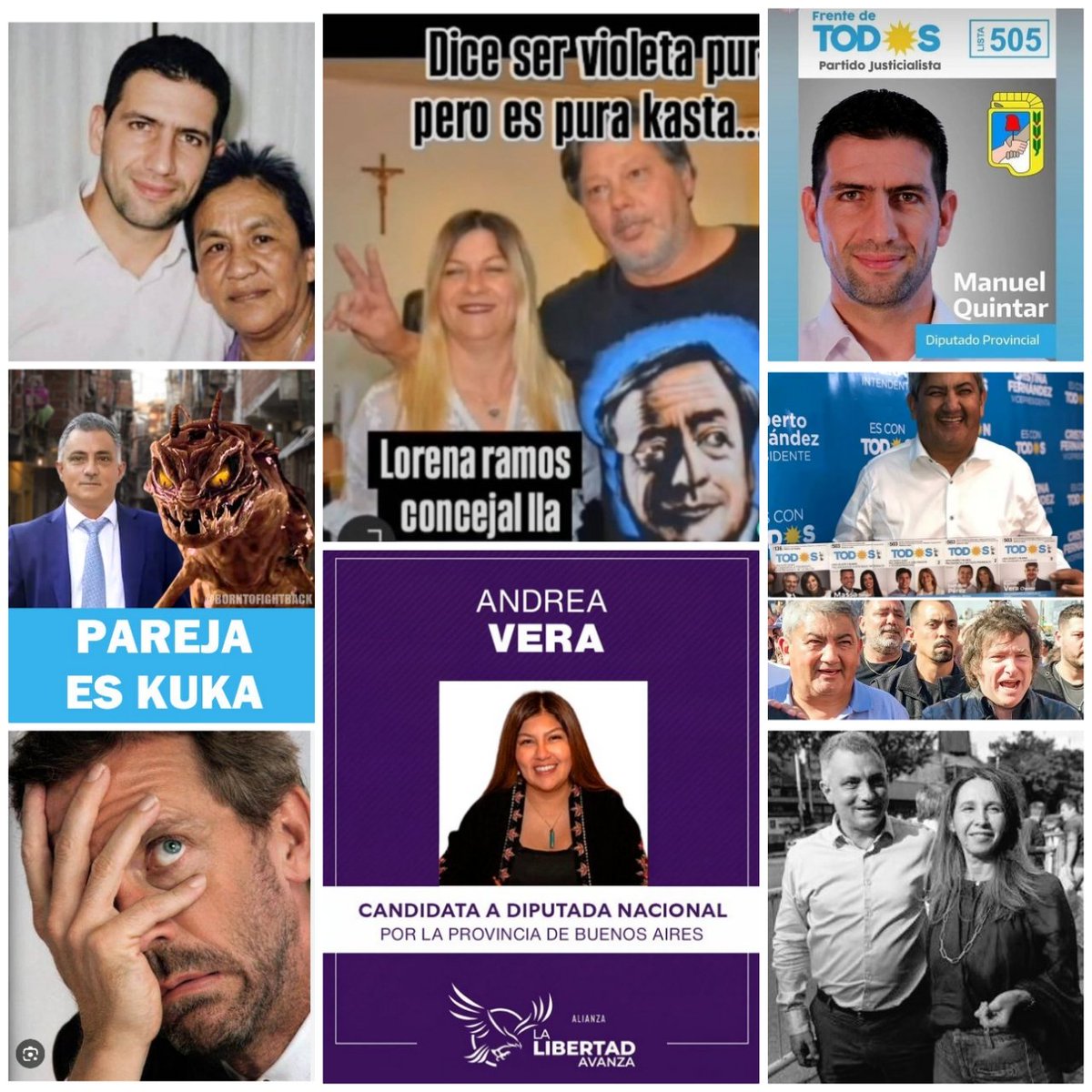 Mardina1965's tweet image. Te hago una pregunta entonces a quien votaste en el 2019? Porqué si no fue a Macri votaste a Alberto y a Cristina. Tratan a todo el mundo de kukas pero los únicos kukas violetas son ustedes, ridículos  
Antes de decirme kuka mira la mierda que votas ⬇️