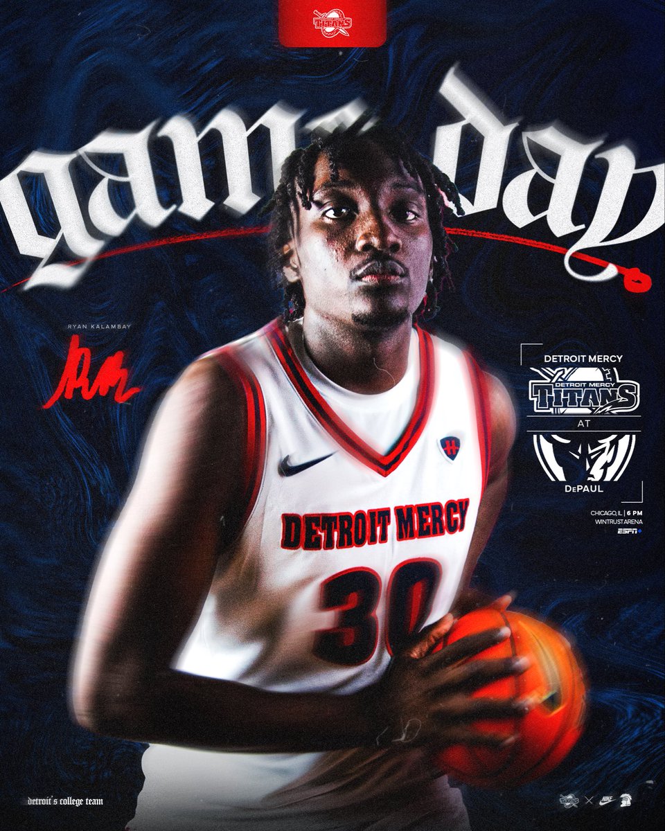 A battle against a Big East foe tonight in Chicago. Titans &amp; Demons at 6/5c 🏀⚔️🏟️

📍 Chicago, IL
📺: ESPN+

#detroitscollegeteam⚔️