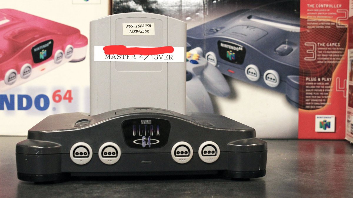 hard4games's tweet image. So happy to have a final version of this! #n64 #prototype