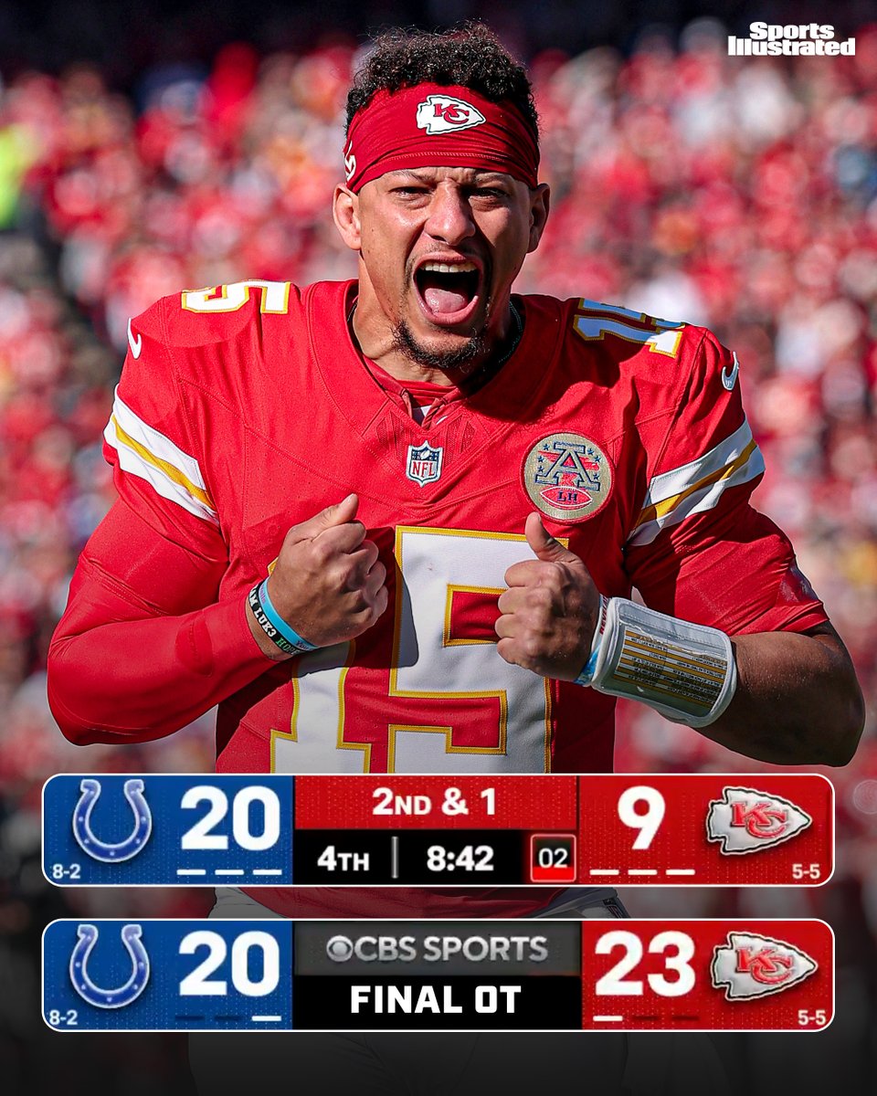 THE CHIEFS GET THE OT WIN