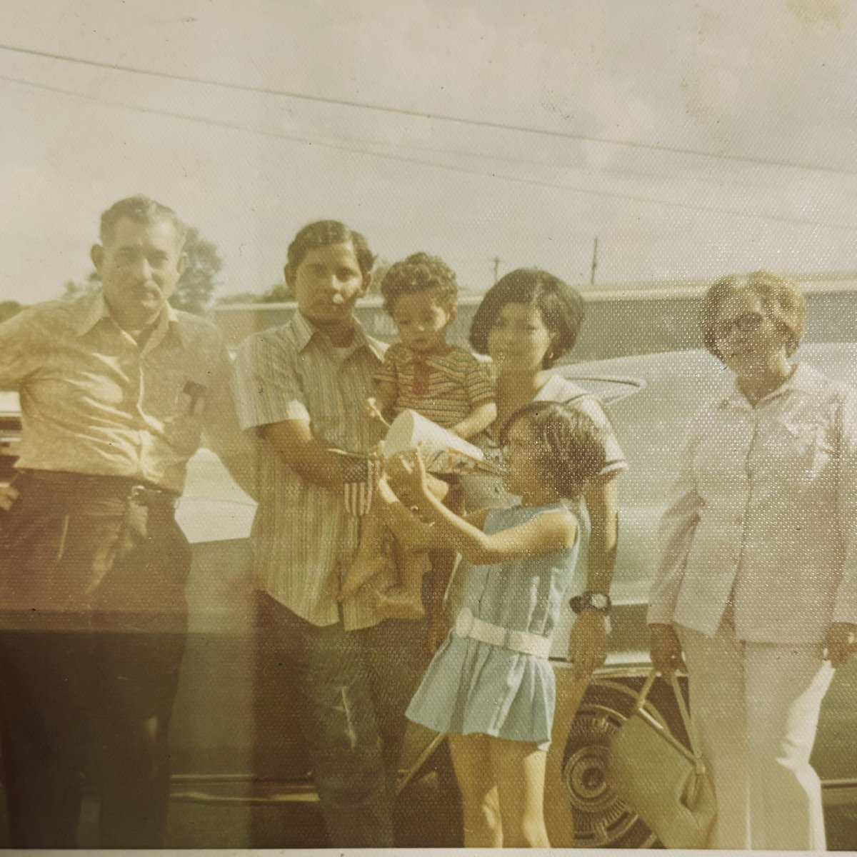 You ask how long have I been an Astros fan? 6 year old me at an Astros game with an Astros megaphone. My grandparents took me to the game. <a href="/astros/">Houston Astros</a>