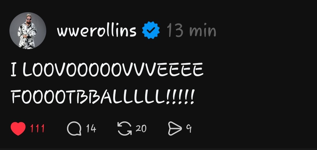 M_m3wt's tweet image. Seth loves football🏈🐻

I think he had a bet on this match with one of the players from the opposing team.