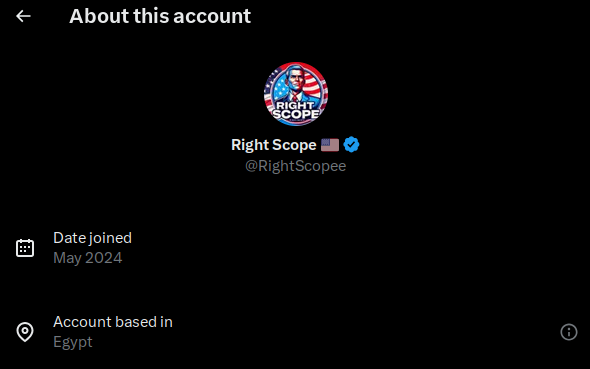CorySanin's tweet photo. .@RightScopee lol Cincinnati Ohio my ass. We can see you're based in Egypt. https://t.co/SuwQpXTZZj