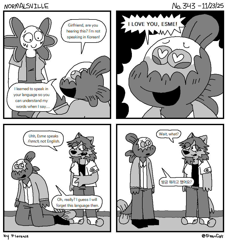 FreonCat's tweet image. Korean, English, Korean Again