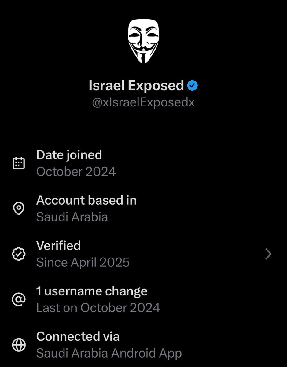 LauraLoomer's tweet image. The “Israel exposed” account is based out of Saudi Arabia. 

This has always been a Muslim psyop to sow discord in America and promote global Jew hatred.