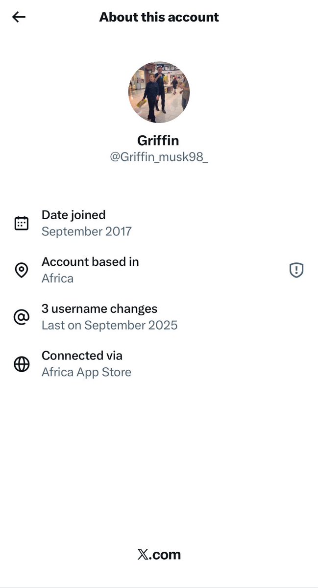 3cho_Logic's tweet image. Another African Scammer: @Griffin_musk98_