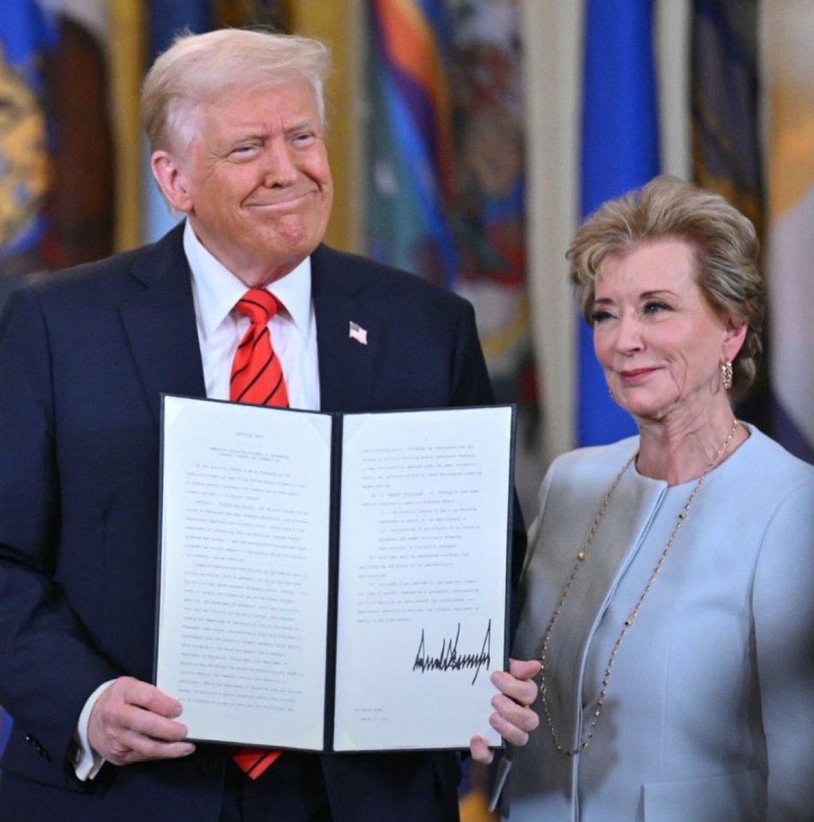 mjfree's tweet image. Trump proudly signs a bill reclassifying Nursing as “Not A Professional Degree” for College Students.

All you nurses out there who voted for Trump….

Congratulations! 

Trump… fuck off!