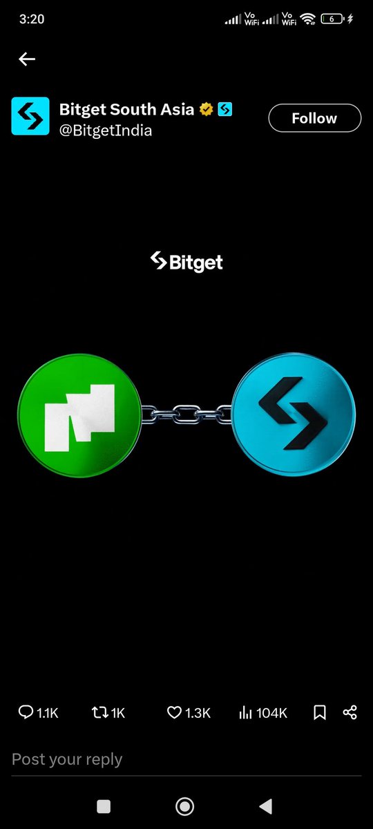 vardhanBTC's tweet photo. @BitgetIndia @morphnetwork 1034048619
#BGB 
@cryptoruler365 @sai999kiran999 🔥✅ https://t.co/p2bbaL0UxO