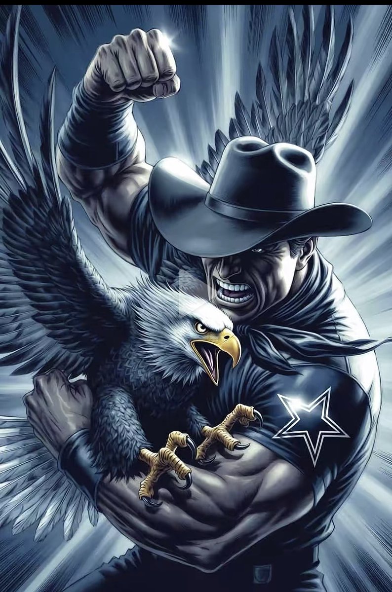 #CowboysNation #DallasCowboys Let’s go Boys!!! Beat the feathers off the Eagles