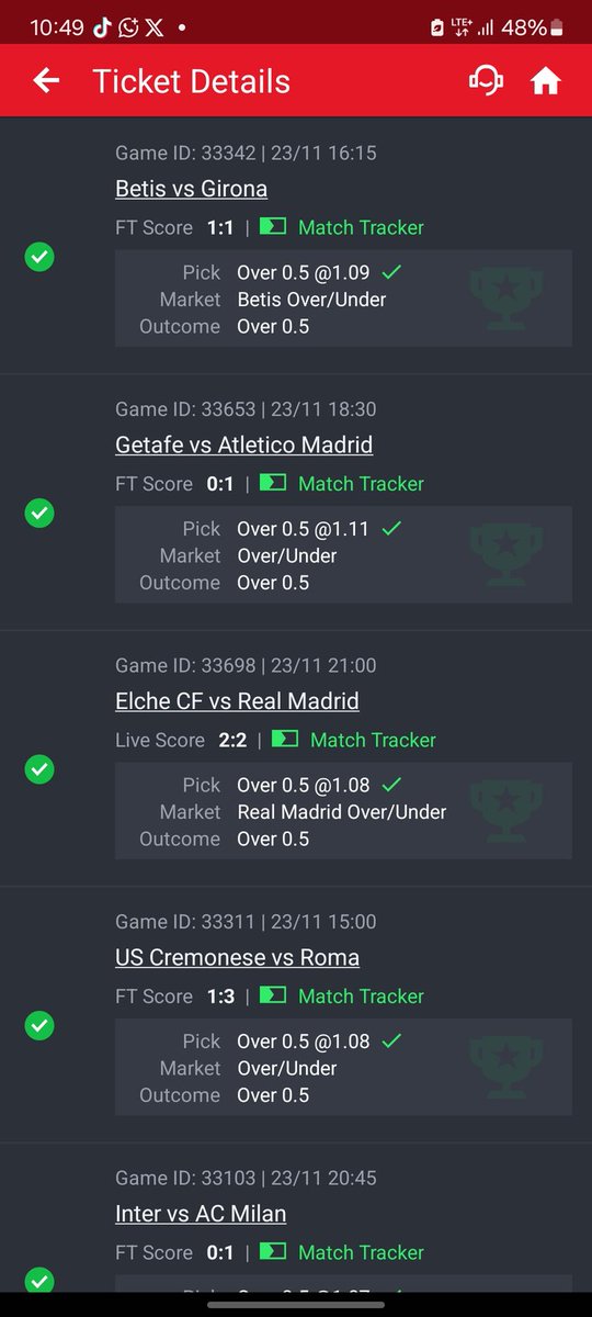 martinexfx's tweet image. Sportybet code 
15 odds boom 💥 Congratulations 🎊 guys drop your winning ticket