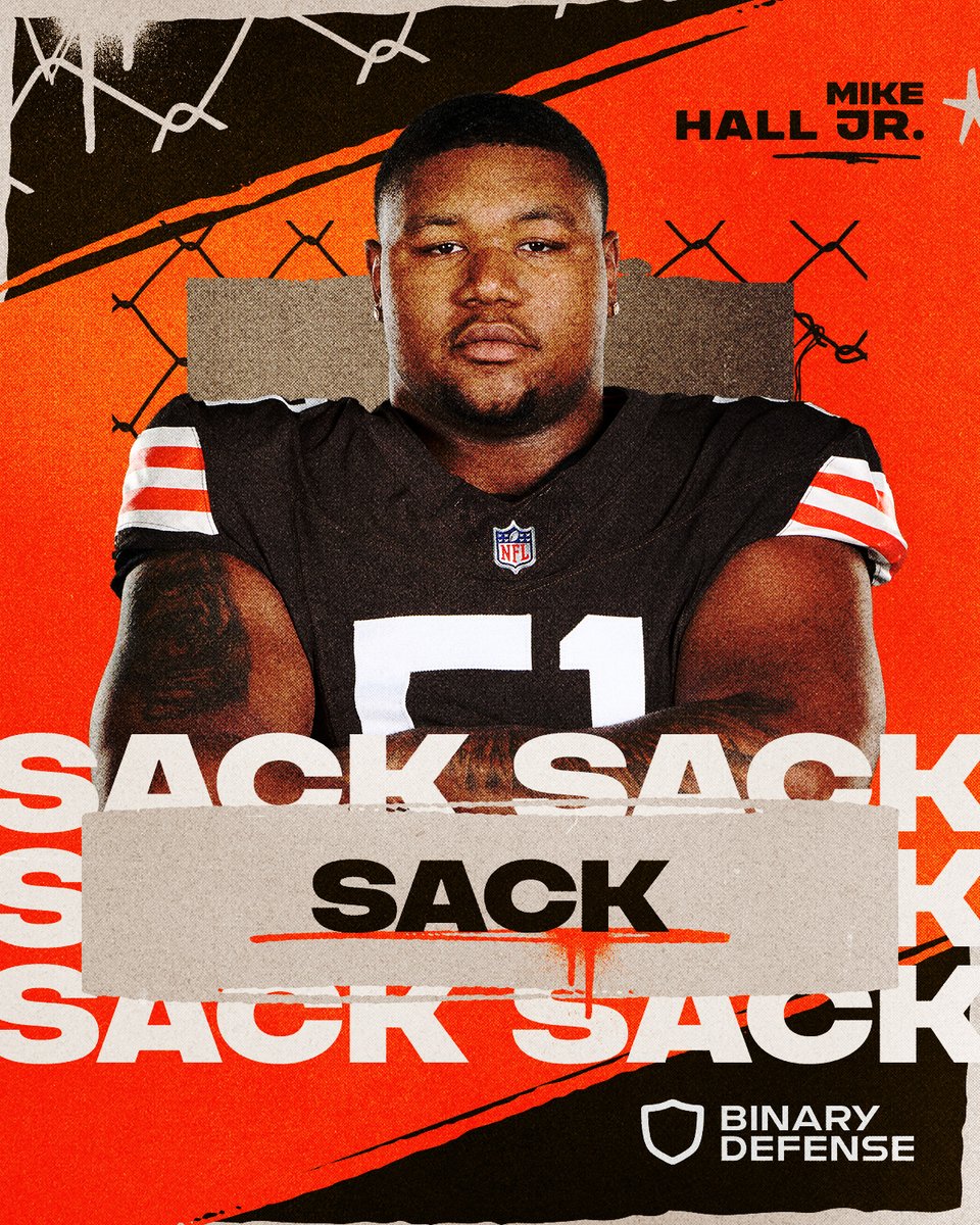 Mike gets in the backfield! 