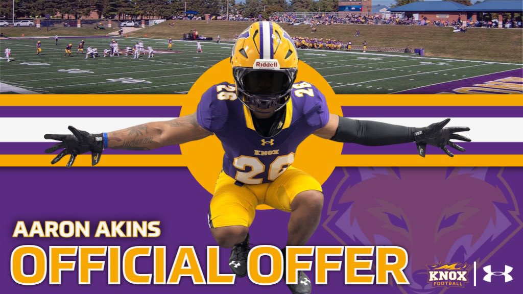 After great conversation with <a href="/CoachDomParello/">Dom Parello ‘19</a> I am extremely grateful to receive my first official offer from Knox college!! <a href="/FB_KnoxCollege/">Knox College Football</a> 

<a href="/FuhrRj/">RJ Fuhr</a>