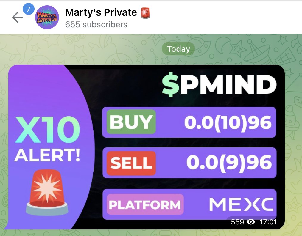 martyscryptolab's tweet image. $PMIND x10 signal successfully hit the target! Entry at $0.0(10)96 → Exit at $0.0(9)96. 🚀