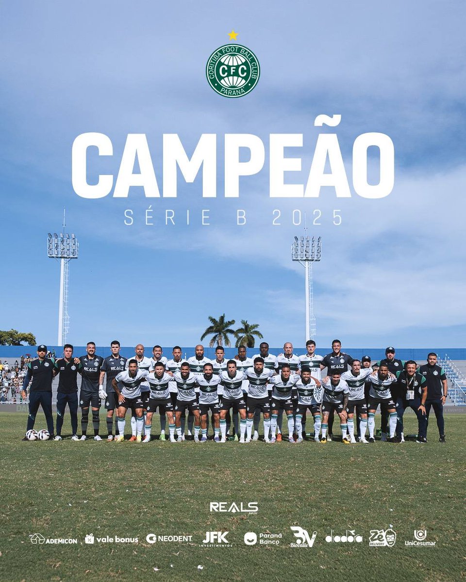 bolanarede2025's tweet photo. CLASSIFICAÇÃO FINAL - SERIE B

1º Coritiba - 68 pts 🏆
2º Athletico - 65 pts 🅰️
3º Chapecoense - 62 pts 🅰️
4º Remo - 62 pts 🅰️
---

17º Ferroviária - 40 pts ⬇️
18° Amazonas - 36 pts ⬇️
19º Volta Redonda - 36 pts ⬇️
20° Paysandu - 28 pts ⬇️ https://t.co/8ezSwwGMiZ