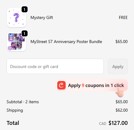 Free my ass, why is the mystery gift adding 36 extra dollars LMAO (this is CAD btw)