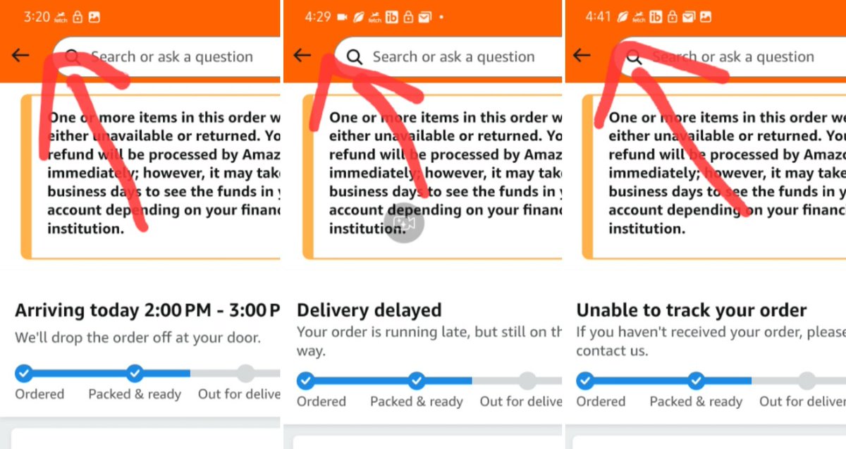 TheRealMsAmyGrl's tweet photo. My @Amazon Fresh order I placed last night was supposed to be here between 2-3. At 4:29 order status was delayed.  At 4:41 status is unable to track. I pay a monthly fee, I expect my stuff on time. Can't reorder because I don't have enough money on my card
 @AmazonHelp https://t.co/t7ECjbNPPI