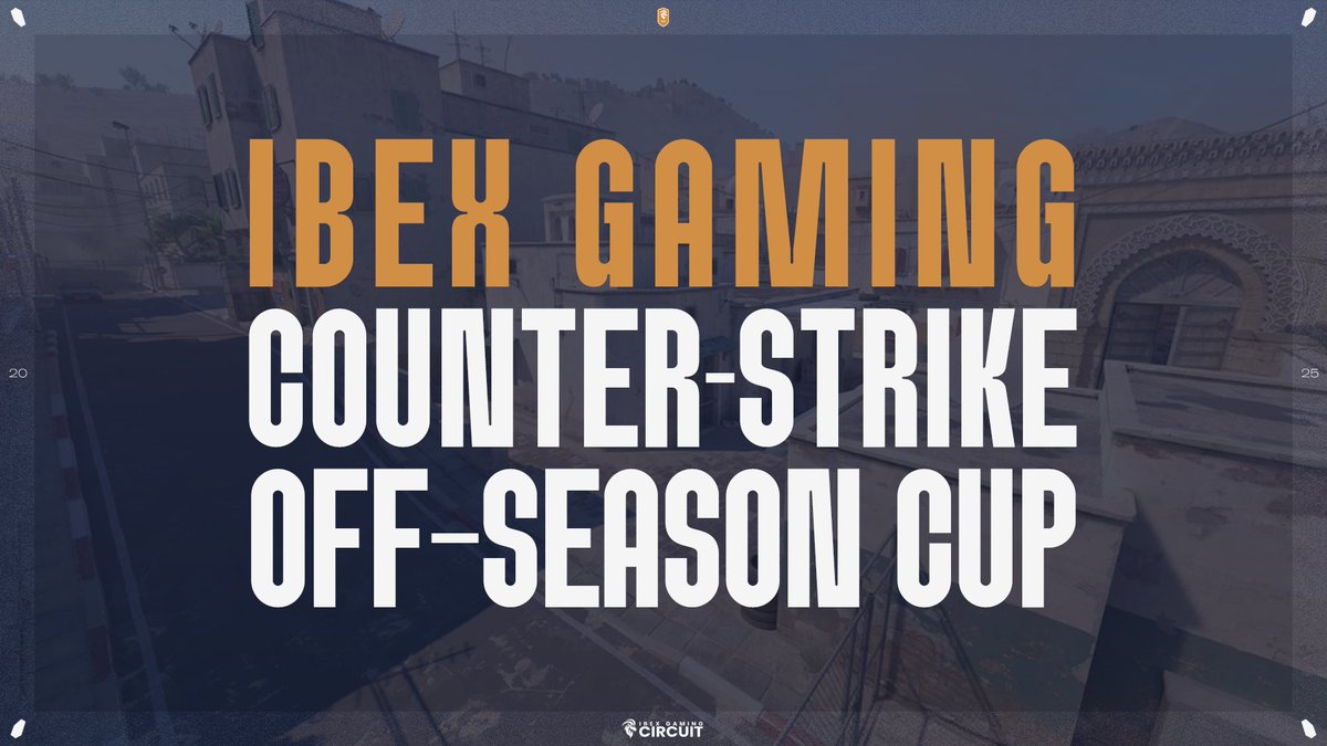 📅NEW DATE 📅

Our off-season cup for Counter-Strike will be held on Saturday, December 6, 2025.

We hope this gives every team more time to prepare.

Check out the details on the link below🔽
