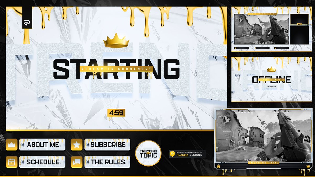 PlasmaDesigns's tweet image. FALL STREAM SALE 🍂 
10% Price Drop on all Stream Packages, Logos, Overlays, &amp;amp; Animations

DMs OPEN to start commissions! 💙