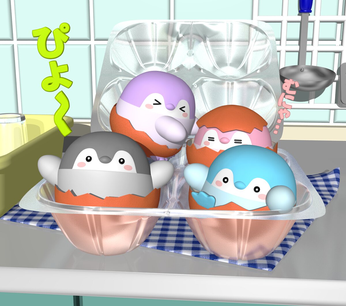 WxAxcs's tweet image. ヒヨコごっこしてるのかい❓️🐣
#コウペンちゃん