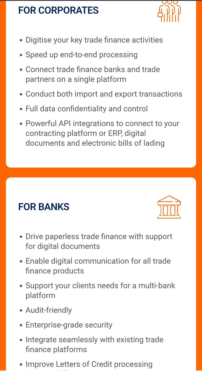 bodhibrah's tweet photo. Contour Network now powered by #XDC= Power move for $XDC 🔥
Tapping an established worldwide network of banks and corporates.

Started by a consortium of eight global banks  including HSBC, Standard Chartered,BNPParibas, Citi, DBS, ING, Bangkok Bank,CTBC.  https://t.co/N56kGMr7hQ https://t.co/jBDudKAKKf