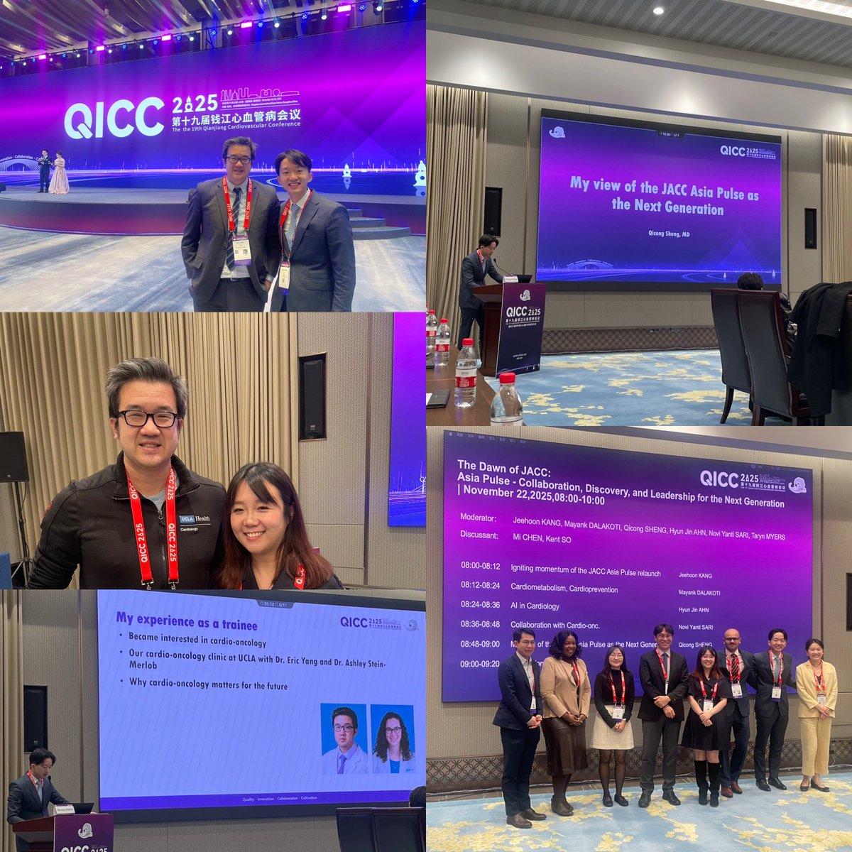 datsunian's tweet image. Congrats to @DOM_UCLA IM res @qicong_sheng for sharing his prof/personal journey at #Qicc25 from his roots in #hangzhou to @UCLAHealth &amp;amp; his interests in ❤️ &amp;amp; #cardioonc (yay!) 

Excited to see u &amp;amp; future 🌟 in #JACCAsia Pulse &amp;amp; inspiring next gen ❤️—on a 🌎 scale!

#bruinhearts