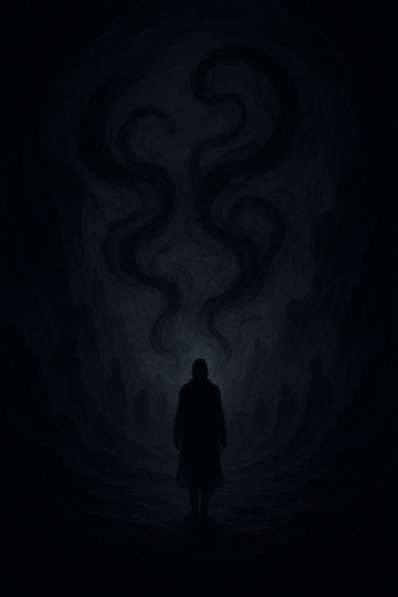 When the void whispers, most cover their ears. But the shadow listens. For only those who’ve fallen once know how to walk through the dark without trembling.

#aiartist #aiartcommunity #AIart︎ #AIArtists #AIArt #AIArtistCommunity