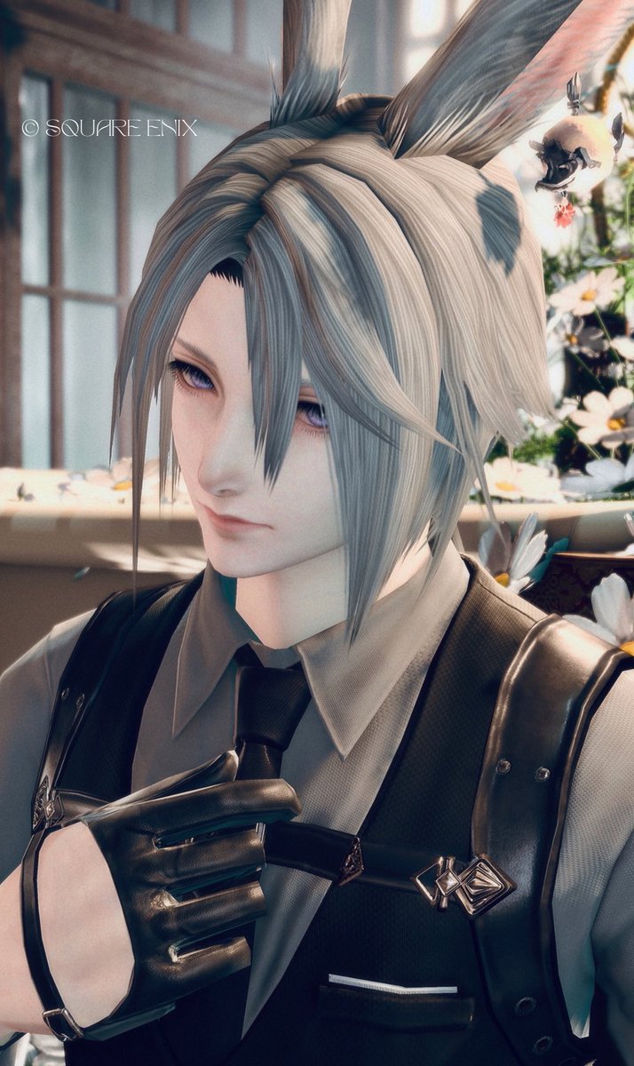 この髪型定期的に見たくなっちゃう…🦟ｵﾔｽﾐ

 #おはウサ  #3顔うさお同盟  #FF14SS 
 #eligoya