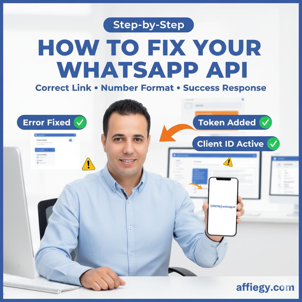 mfares_'s tweet image. عاوز تبعت رسالة واتساب تلقائيًا من نظامك؟ أسهل طريقة هي استخدام الـ API بخطوات بسيطة: Client ID + Token + رابط واحد… وكل حاجة تشتغل!  
خليك جاهز بالأتمتة وابدأ بـ Whats360.  
#WhatsAppAPI