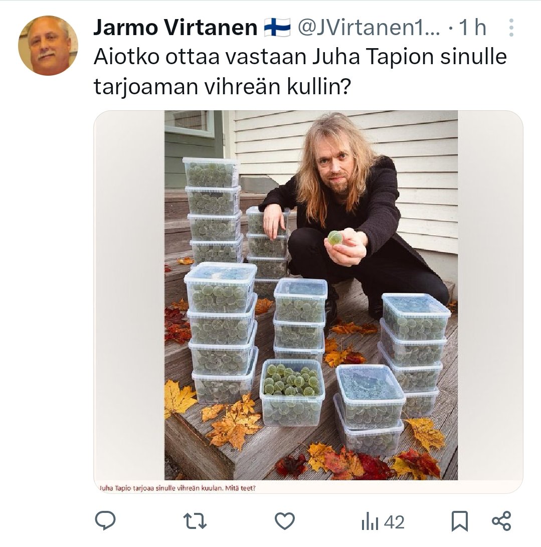 Aiotko ottaa vastaan? Vekaranjärven laivastojoukkojen Jarmoa kiinnostaa.