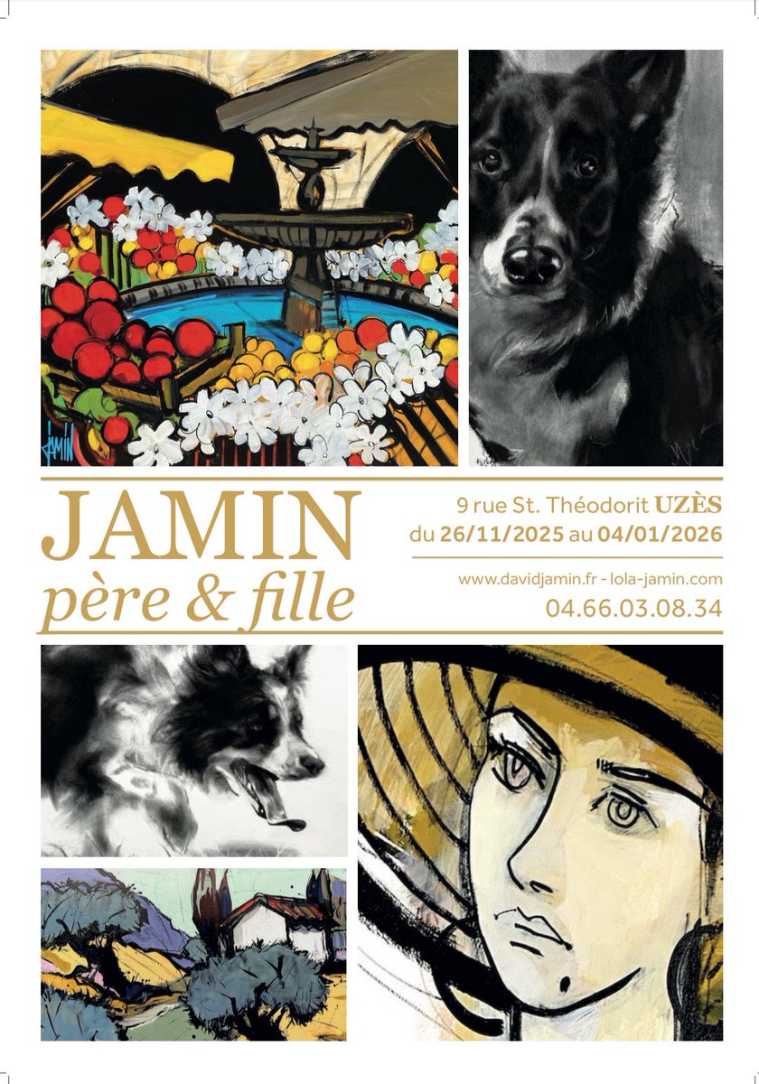 david_jamin's tweet image. Save the date! 🗓️
Vernissage - dédicace le dimanche 7 décembre 2025 à partir de 11h 🌞
davidjamin.fr