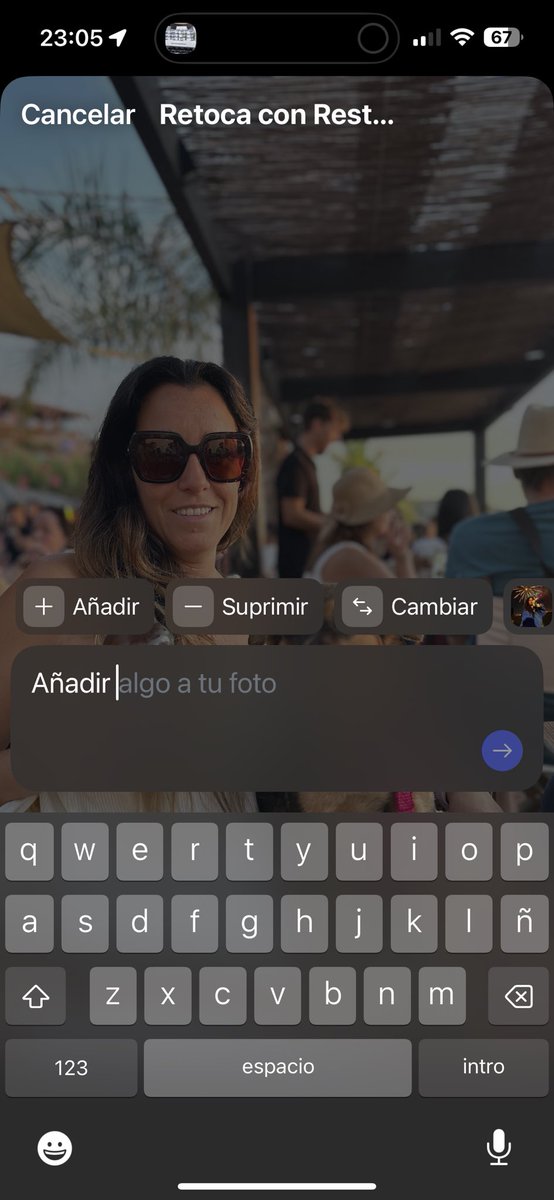 purivicente's tweet image. ⚠️ Novedad en #Instagram ⚠️

Estoy chillando con esto.

Ya està disponible en algunos perfiles el retoque de Stories con #InteligenciaArtificial.

Lo tenéis en la pestaña de arriba a la derecha y podéis pedirle que os añada elementos a la foto o que retoque el fondo.