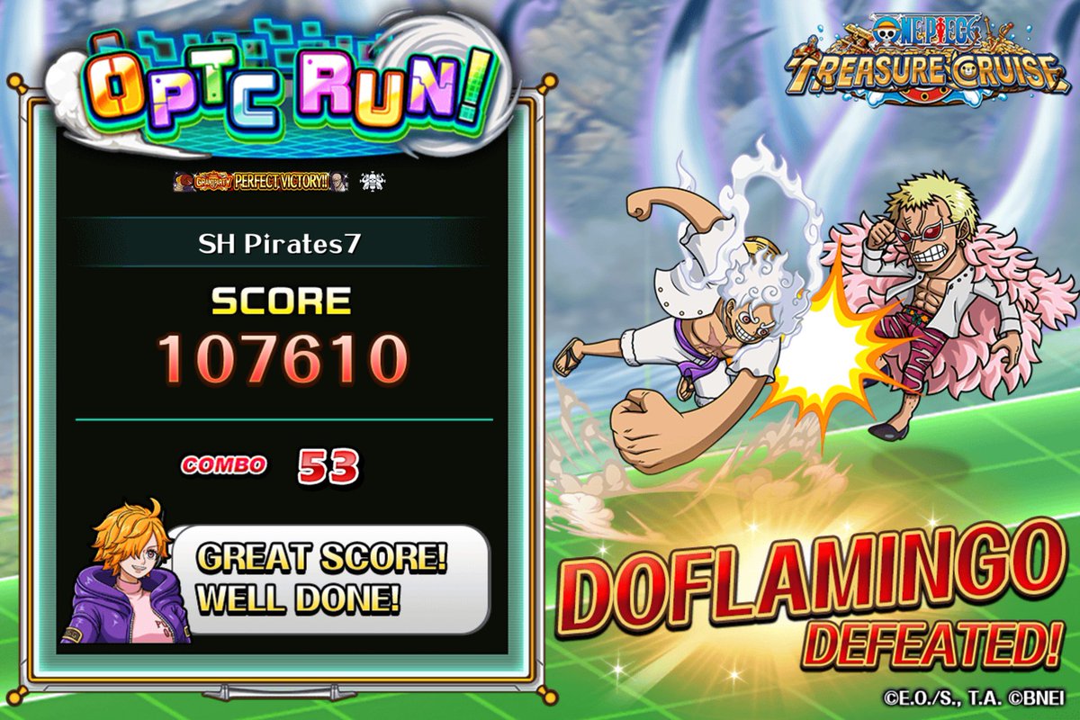 Mcanul_'s tweet image. Challenging #OPTCRun right now! 
Obtained Score: 107610
Max Combo: 53

Play from here!
trecru-ww.channel.or.jp/invite/en?id=1…