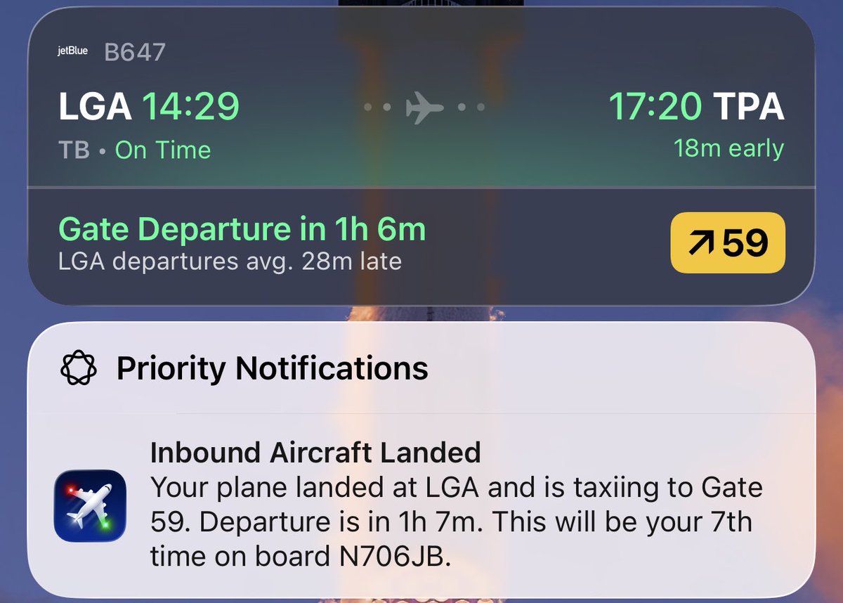 flyrogo's tweet image. Love the little things about the @Flighty app: