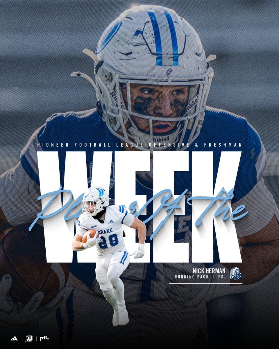 🌟 𝗣𝗙𝗟 𝗢𝗙𝗙𝗘𝗡𝗦𝗜𝗩𝗘 𝗣𝗟𝗔𝗬𝗘𝗥 𝗢𝗙 𝗧𝗛𝗘 𝗪𝗘𝗘𝗞 🌟

Rookie running back Nick Herman collected PFL weekly honors after a 253-yard day, helping the Dogs earn their third straight playoff berth.

🏈📰➡️ bit.ly/47XOtKP

#DSMHometownTeam