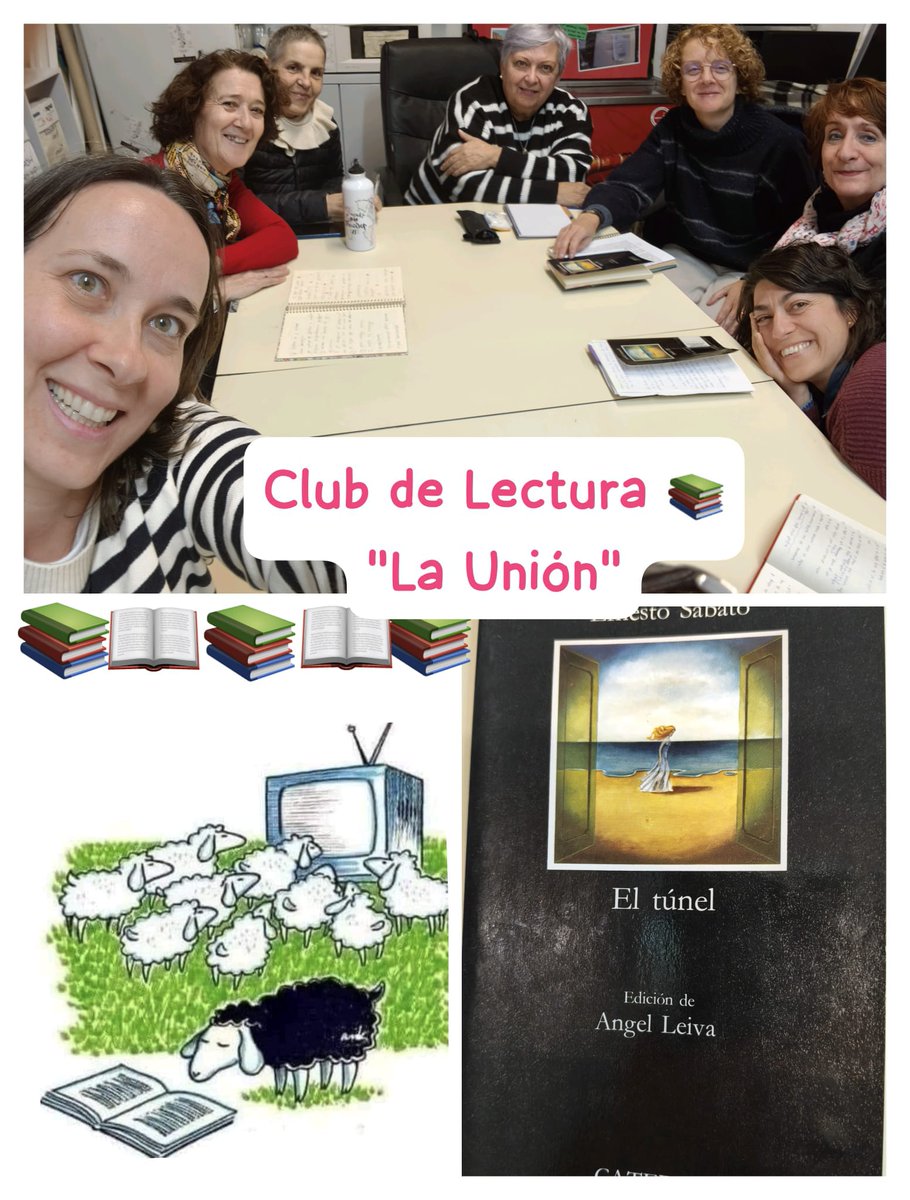 AVLaUnion's tweet image. Una tarde cultural y enriquecedora entorno a &quot;El túnel&quot; del escritor argentino  Ángel Leiva Simoca.
Compartimos el amor por los libros y por nuestro barrio.
Club de lectura 
Asociación Vecinal La Unión de Hortaleza 
Contigo creando barrio
#participacionVecinal #Hortaleza #libros
