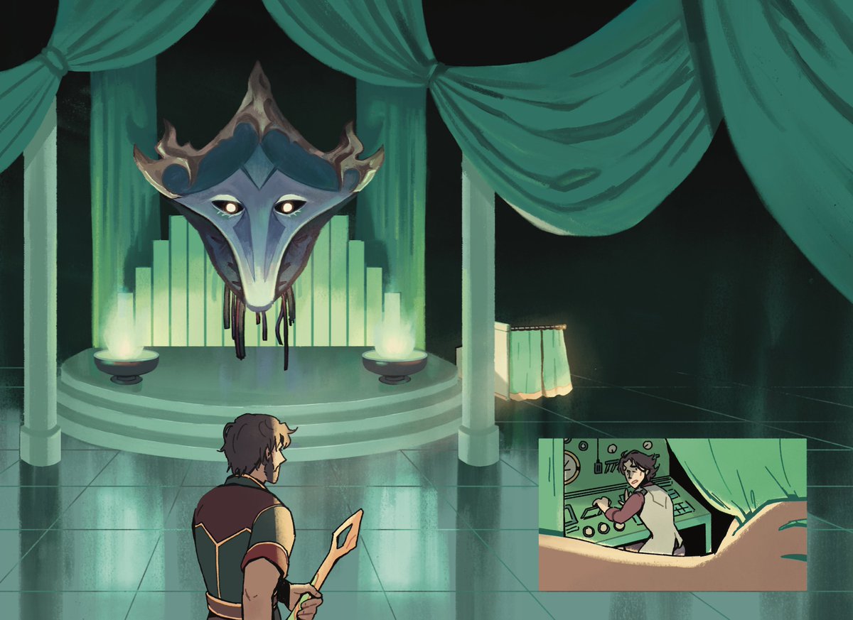 mapurlsyrup's tweet image. Pay no attention to the man behind the curtain...
#jayvik