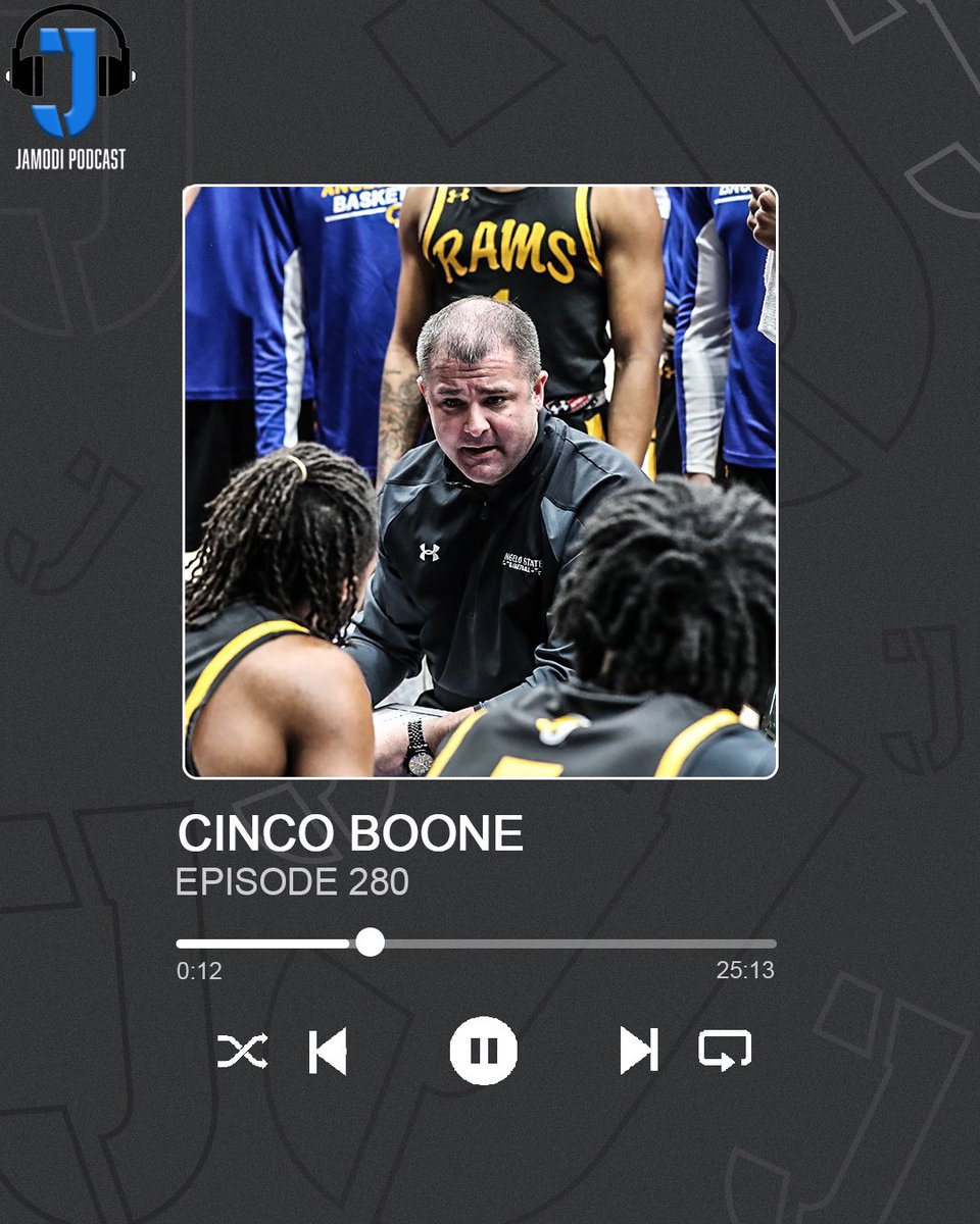 New JAMODI episode drops tomorrow with Coach <a href="/CincoBoone/">Cinco Boone</a> 🏀 We hit building tough JUCO teams from scratch, handling early-season struggles, battling self-doubt as a coach, and leading in your own personality. Perfect timing for coaches in the grind 👊🔥 <a href="/SPCTexanMBB/">South Plains Men’s Basketball</a>