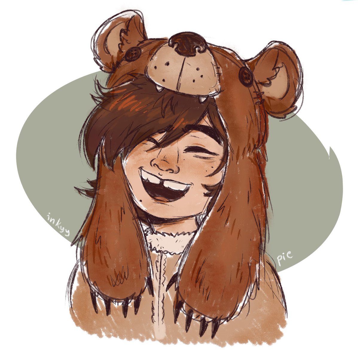 testing new brushes and methods so i made a bear cub Nunu :) #leagueoflegends