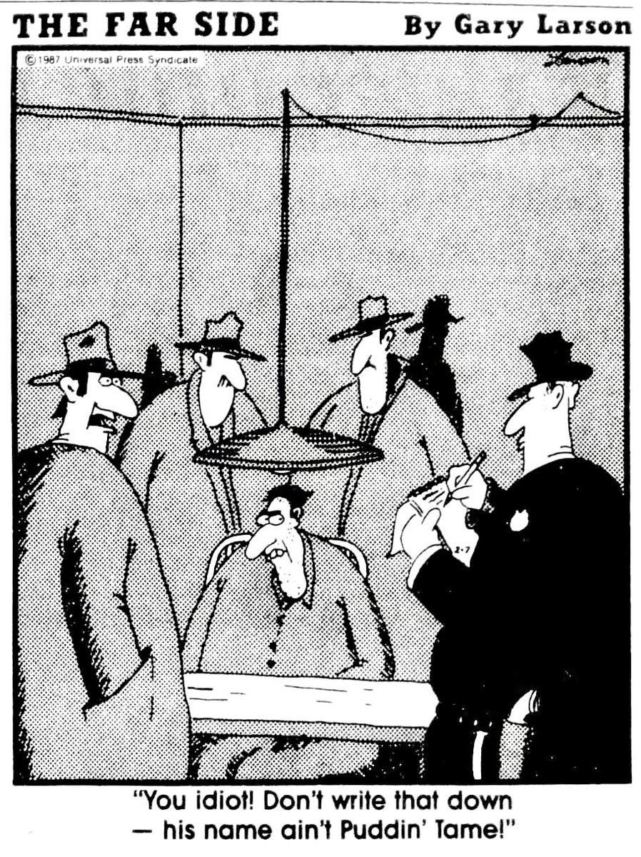 THE FAR SIDE
Gary Larson 1987